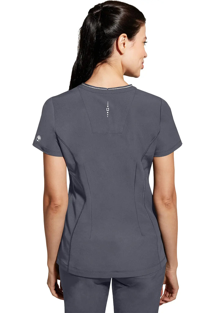 Healing Hands Scrubs Women's Sonia Top Pewter | scrub-supply.com
