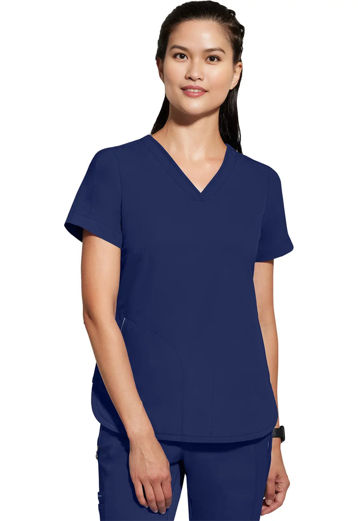 Healing Hands Scrubs Women's Skyler Top Navy | scrub-supply.com