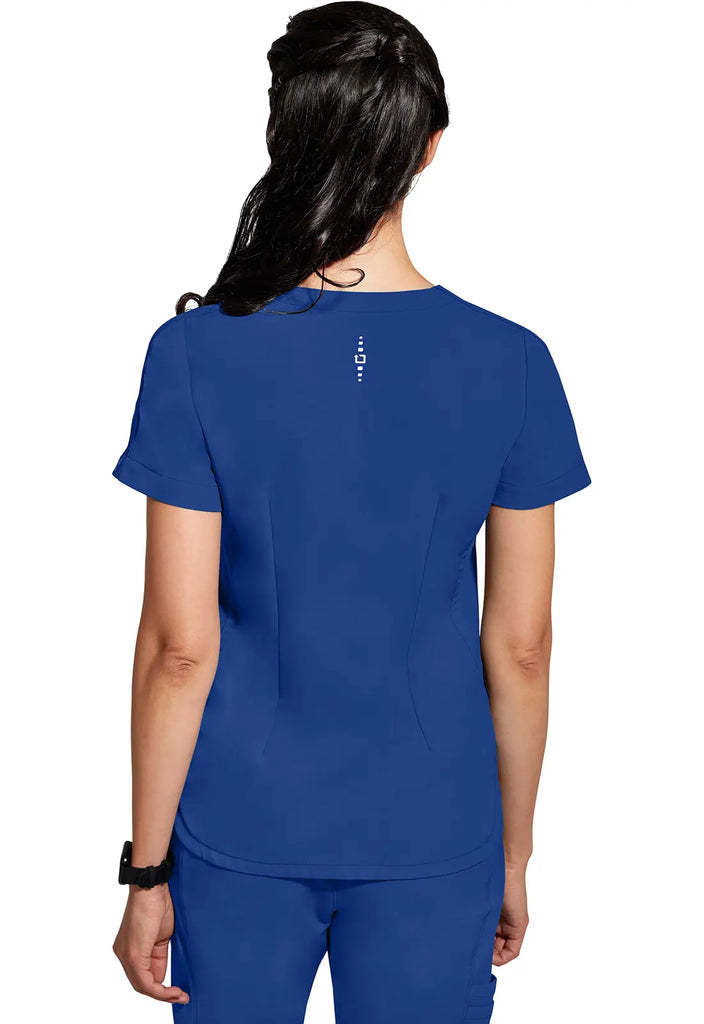 Healing Hands Scrubs Women's Skyler Top Royal Blue | scrub-supply.com