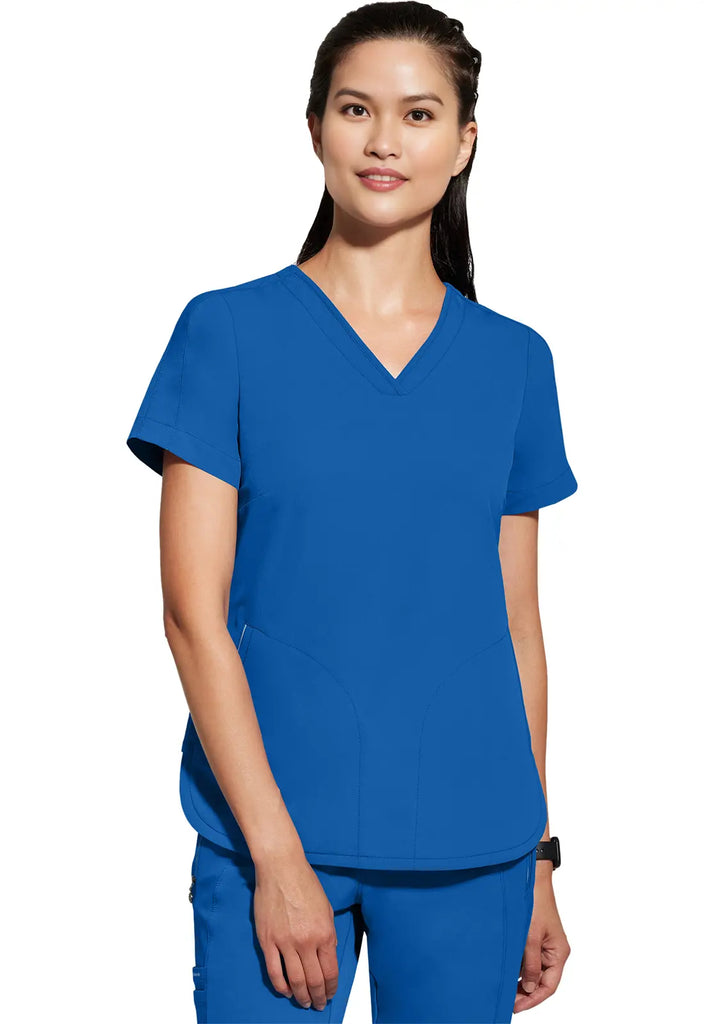 Healing Hands Scrubs Women's Skyler Top Royal Blue | scrub-supply.com