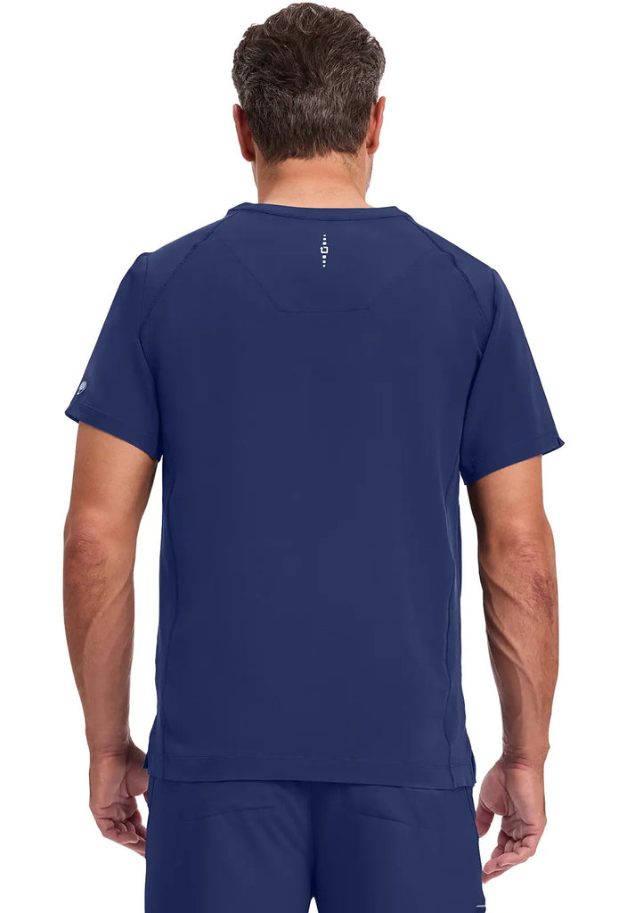 Healing Hands Scrubs Men's Steven Top Navy | scrub-supply.com