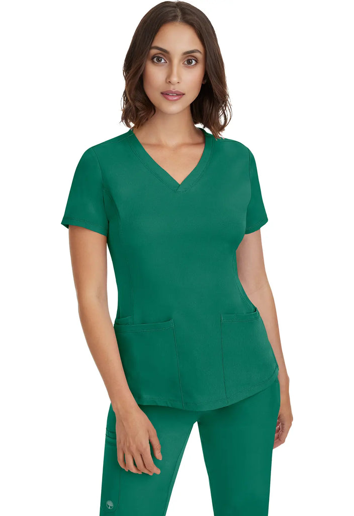 Healing Hands Scrubs Women's Monica Top Hunter | scrub-supply.com