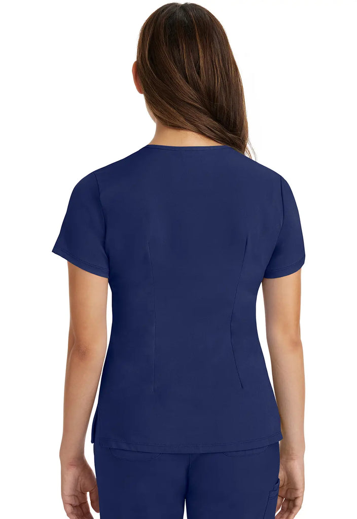 Healing Hands Scrubs Women's Monica Top Navy | scrub-supply.com