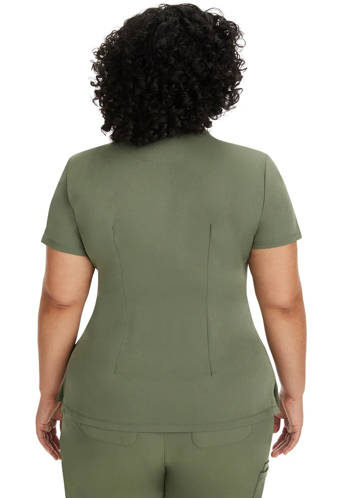 Healing Hands Scrubs Women's Monica Top Olive | scrub-supply.com
