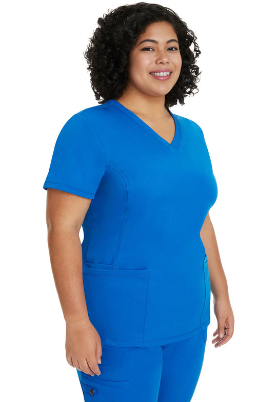 Healing Hands Scrubs Women's Monica Top Royal Blue | scrub-supply.com