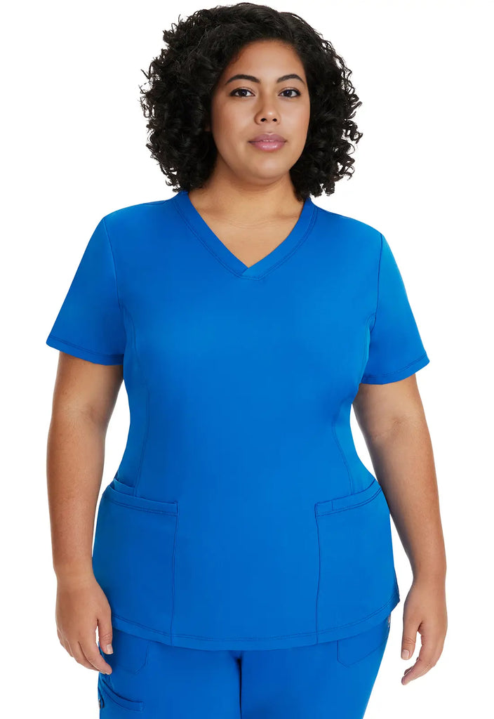 Healing Hands Scrubs Women's Monica Top Royal Blue | scrub-supply.com
