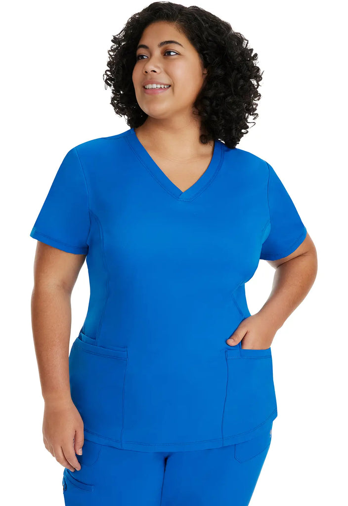 Healing Hands Scrubs Women's Monica Top Royal Blue | scrub-supply.com