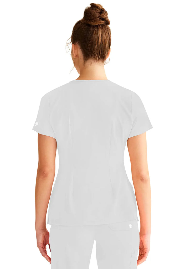 Healing Hands Scrubs Women's Monica Top White | scrub-supply.com