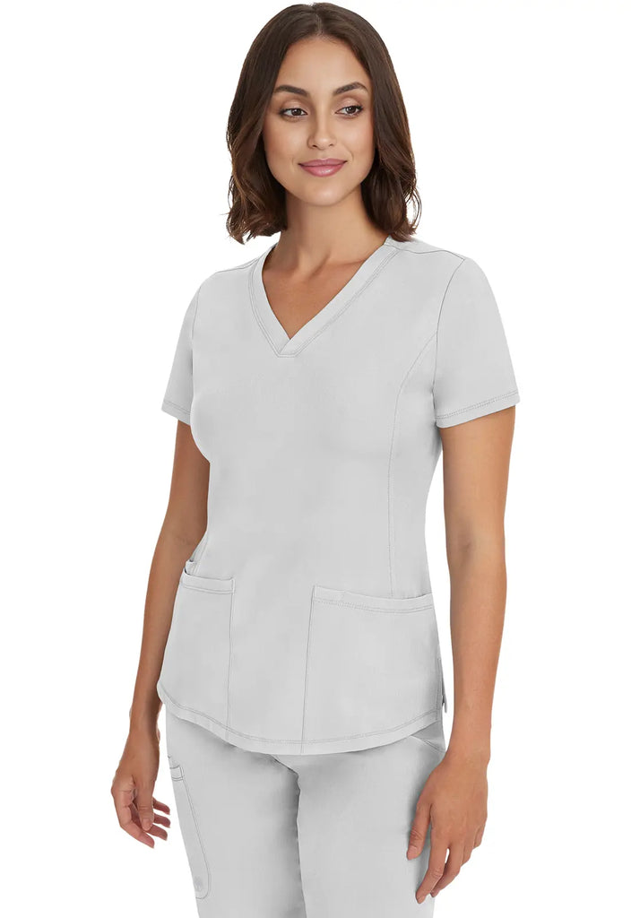Healing Hands Scrubs Women's Monica Top White | scrub-supply.com