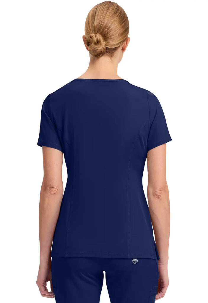 Healing Hands Scrubs Women's Madison Top Navy | scrub-supply.com