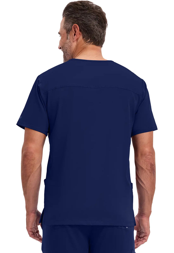Healing Hands Scrubs Men's Mathew Top Navy | scrub-supply.com