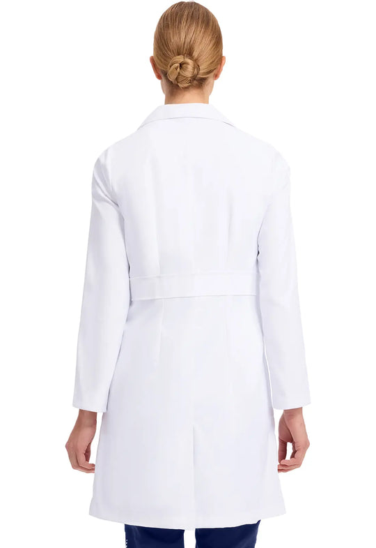 Healing Hands Scrubs Women's Faye Labcoat White | scrub-supply.com
