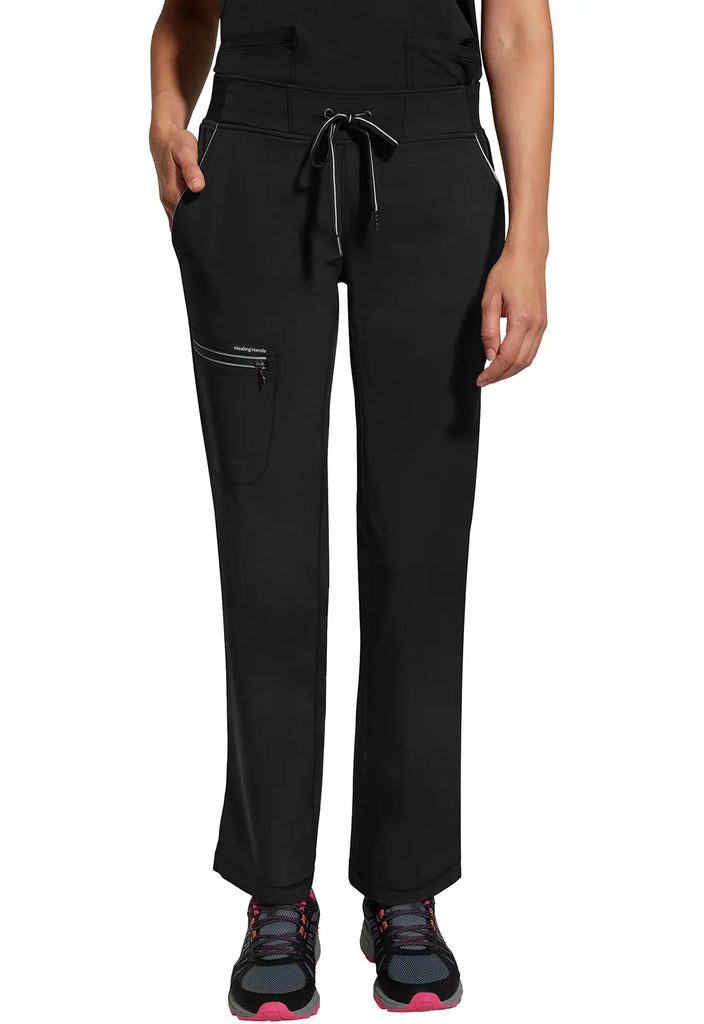 Healing Hands Scrubs Women's Nisha Pant Black | scrub-supply.com