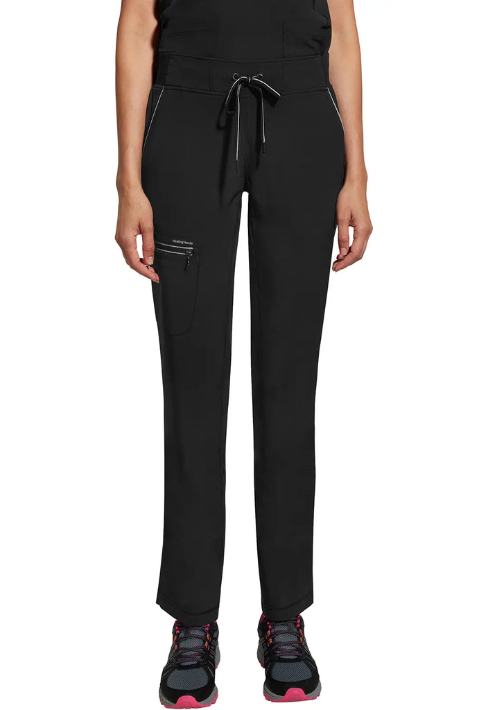 Healing Hands Scrubs Women's Nisha Pant Black | scrub-supply.com