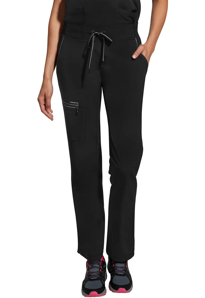 Healing Hands Scrubs Women's Nisha Pant Black | scrub-supply.com