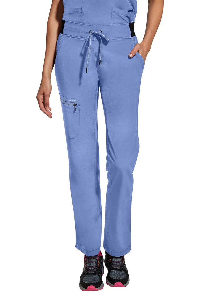 Healing Hands Scrubs Women's Nisha Pant Ceil Blue | scrub-supply.com