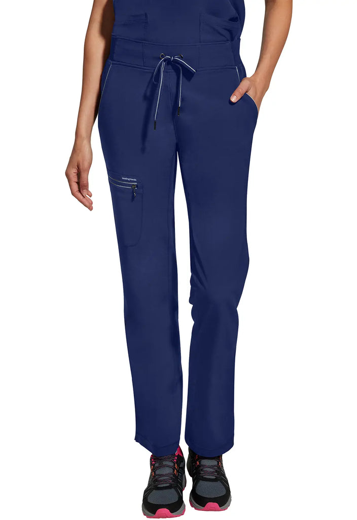 Healing Hands Scrubs Women's Nisha Pant Navy | scrub-supply.com