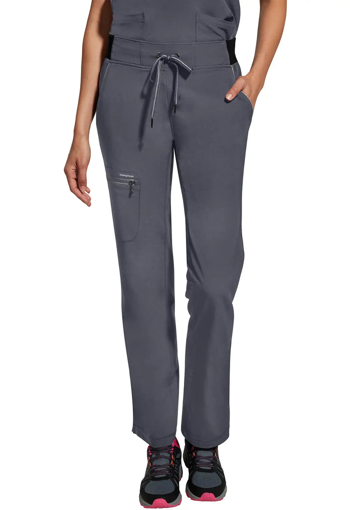 Healing Hands Scrubs Women's Nisha Pant Pewter | scrub-supply.com