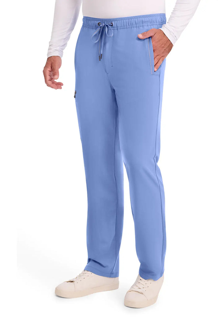 Healing Hands Scrubs Men's Noah Pant Ceil Blue | scrub-supply.com