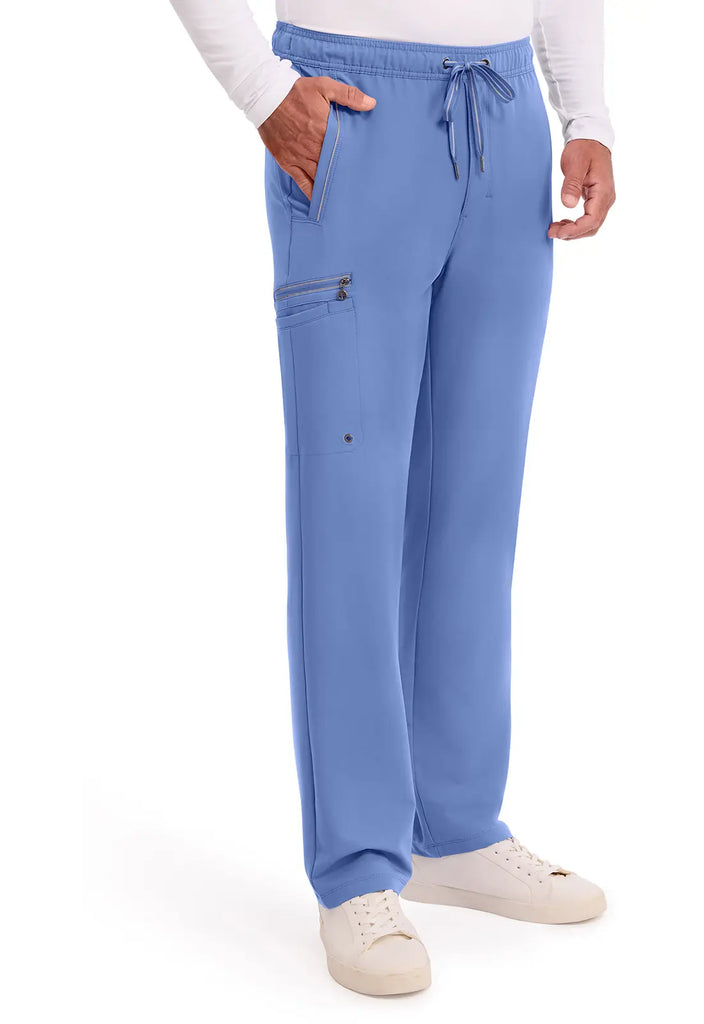 Healing Hands Scrubs Men's Noah Pant Ceil Blue | scrub-supply.com