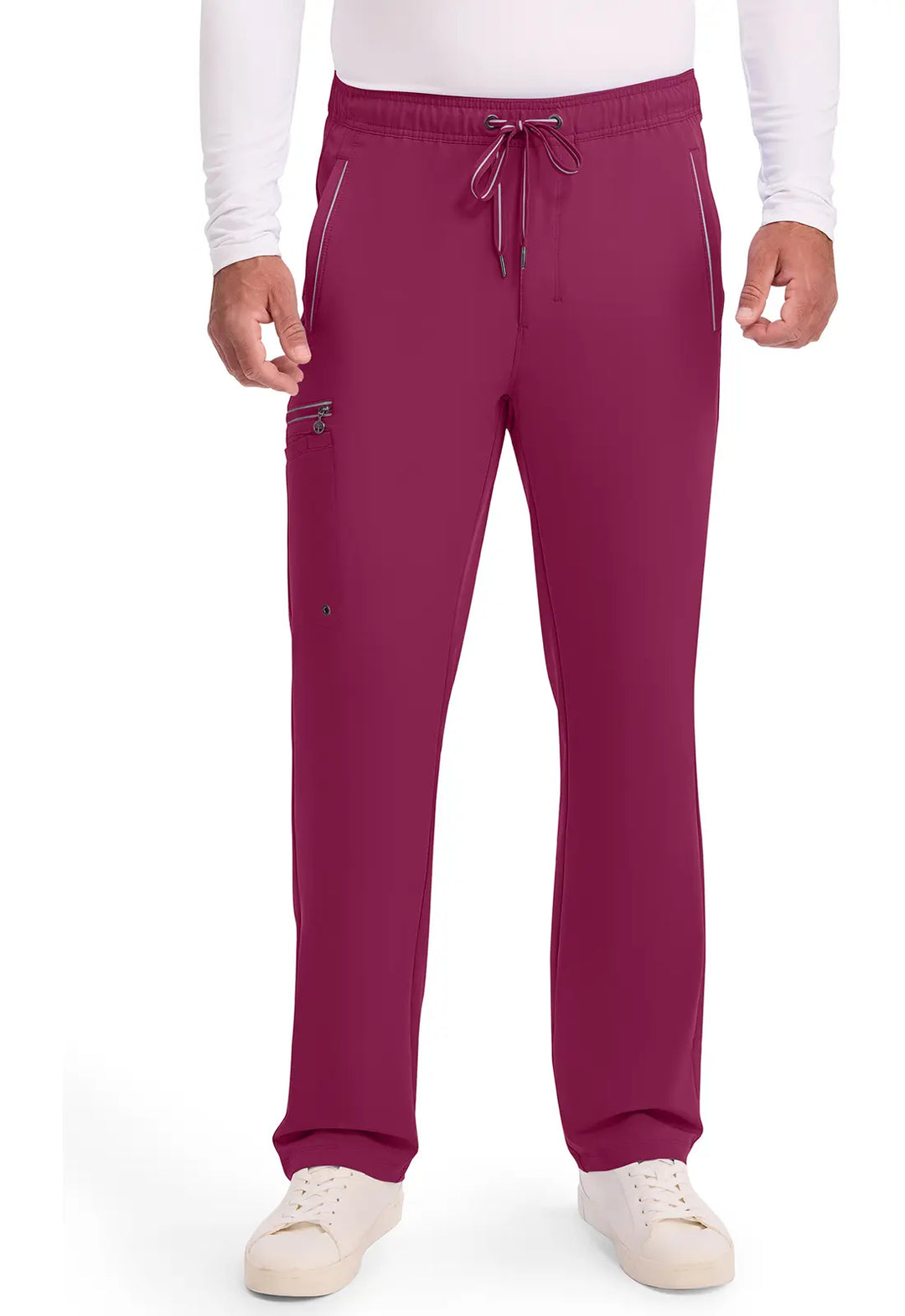 Healing Hands Scrubs Men's Noah Pant Wine | scrub-supply.com