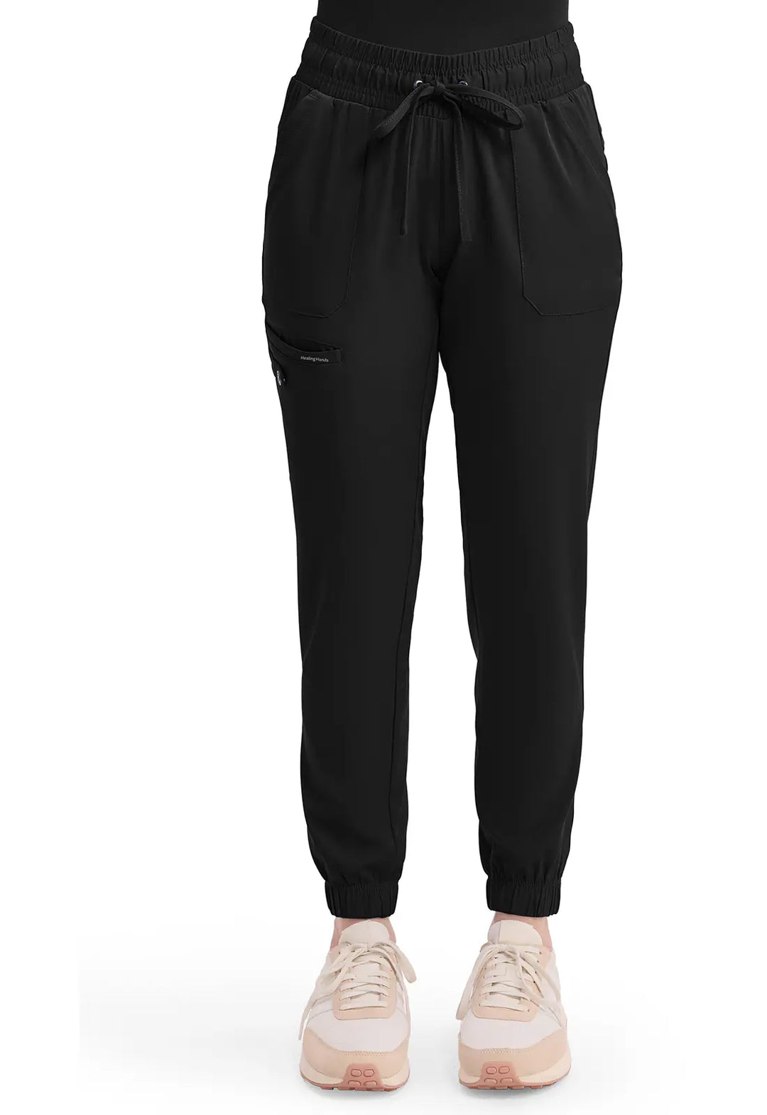 Healing Hands Scrubs Women's Renee Jogger Black | scrub-supply.com