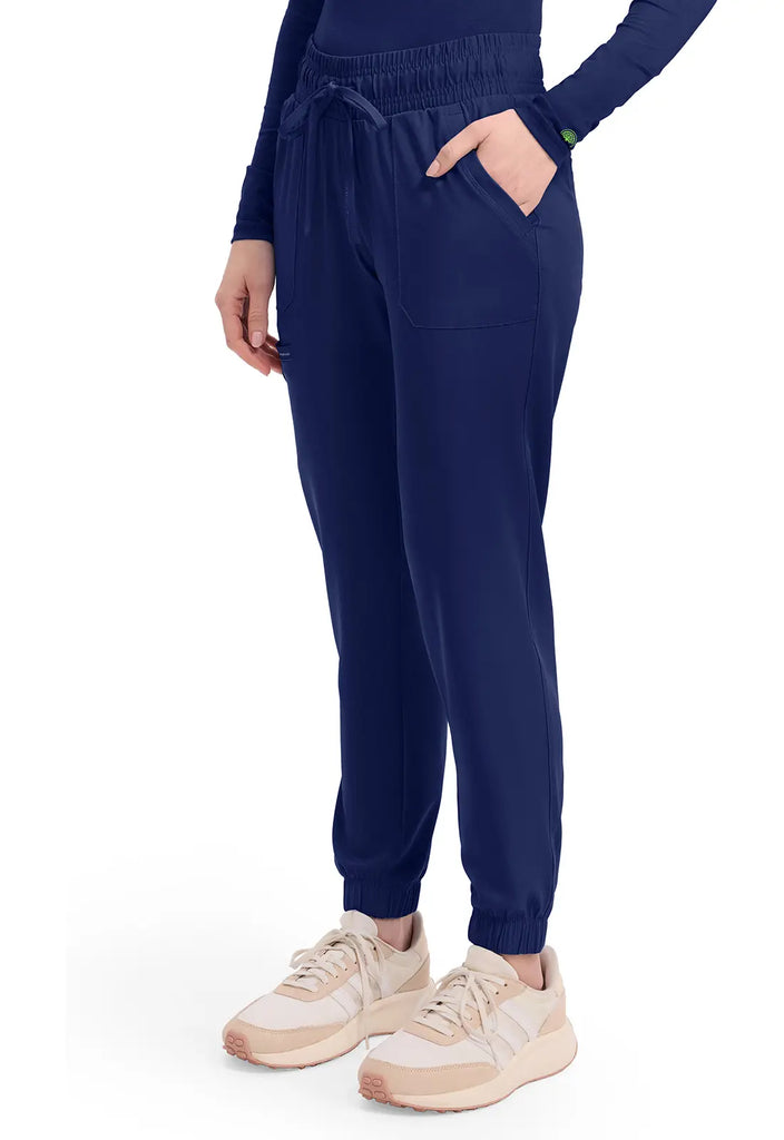 Healing Hands Scrubs Women's Renee Jogger Navy | scrub-supply.com