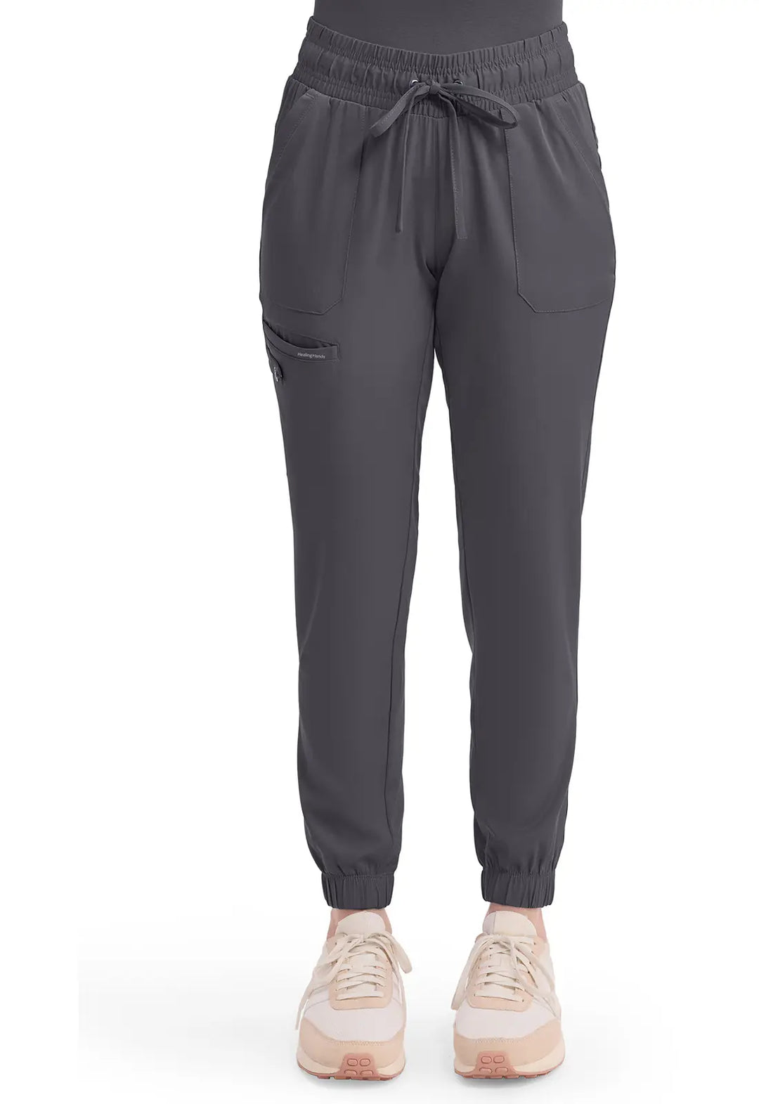 Healing Hands Scrubs Women's Renee Jogger Pewter | scrub-supply.com