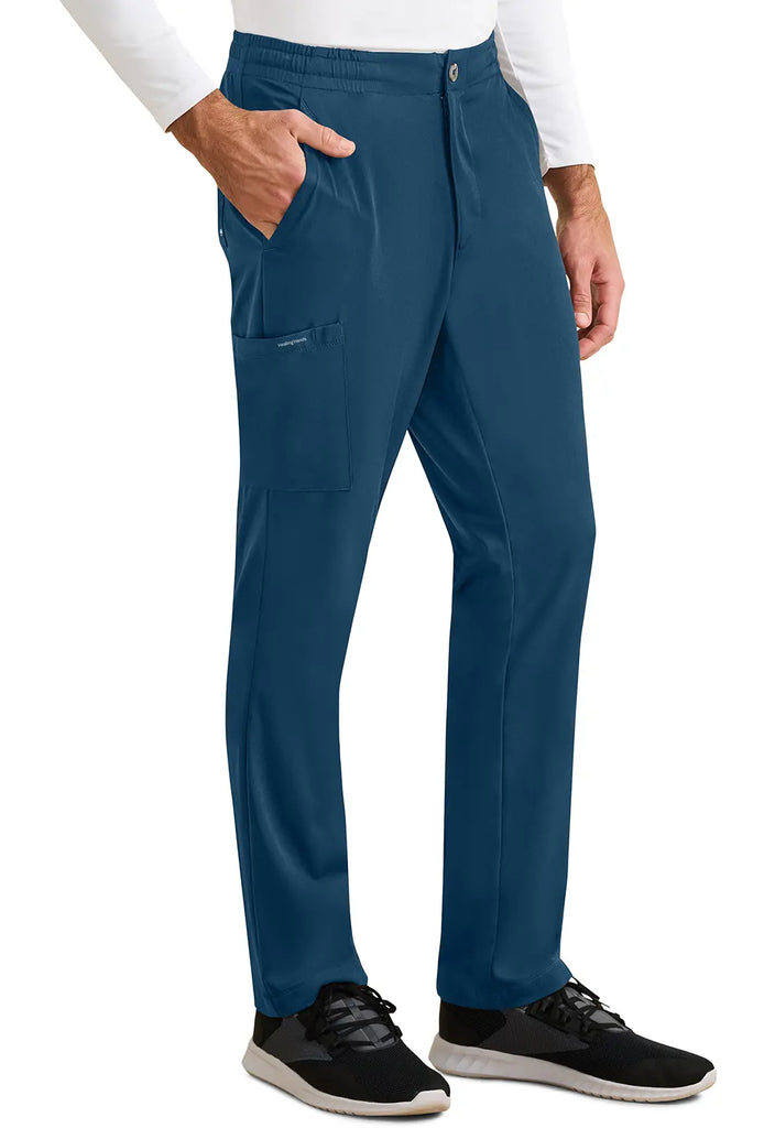 Healing Hands Scrubs Men's Ryan Pant Caribbean Blue | scrub-supply.com