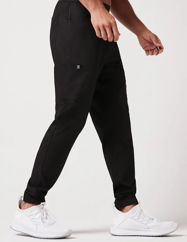 Jaanuu Scrubs Men's Classic Jogger Black | scrub-supply.com