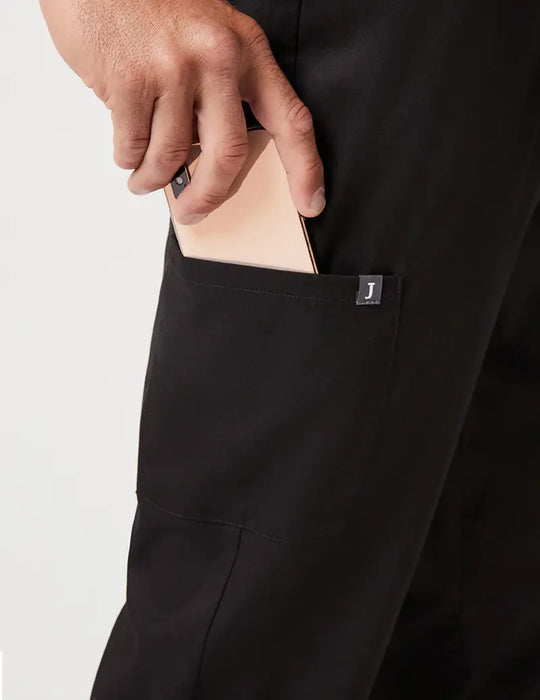 Jaanuu Scrubs Men's Classic Jogger Black | scrub-supply.com