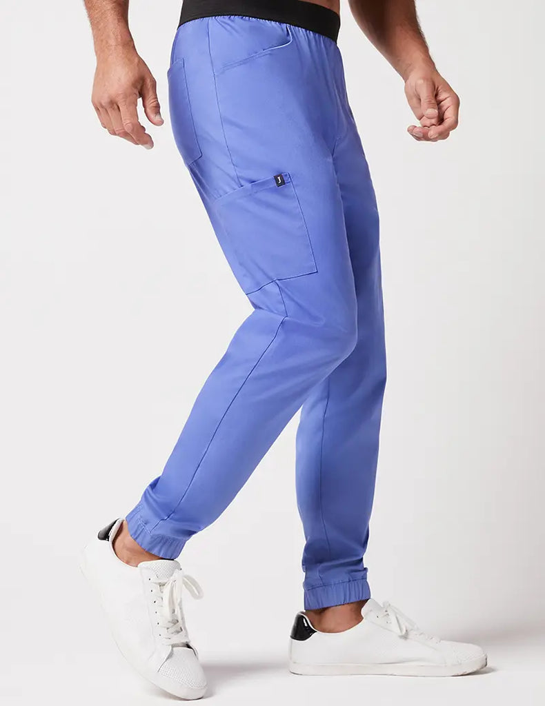 Jaanuu Scrubs Men's Classic Jogger Ceil Blue | scrub-supply.com