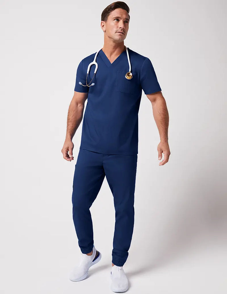 Jaanuu Scrubs Men's Classic Jogger Estate Navy Blue | scrub-supply.com