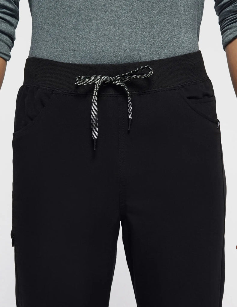 Jaanuu Scrubs Men's Drawstring Scrub Jogger Black | scrub-supply.com