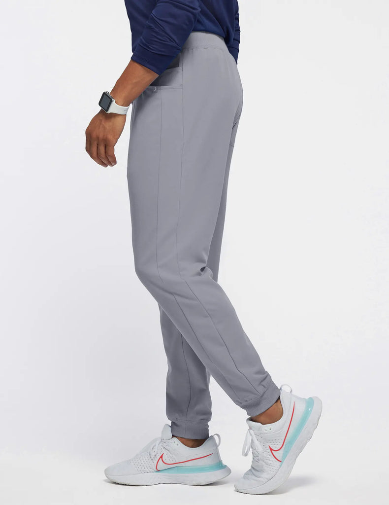 Jaanuu Scrubs Men's Drawstring Scrub Jogger Gray | scrub-supply.com