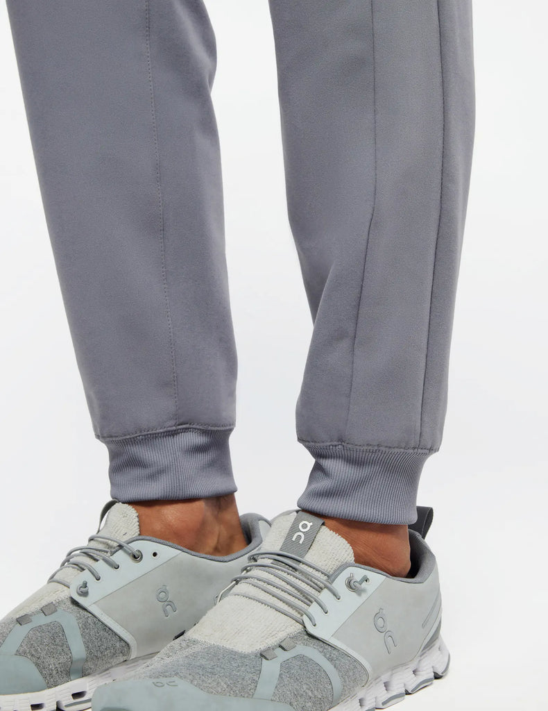 Jaanuu Scrubs Men's Drawstring Scrub Jogger Gray | scrub-supply.com