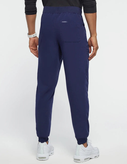 Jaanuu Scrubs Men's Drawstring Scrub Jogger Navy | scrub-supply.com
