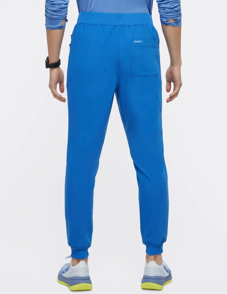 Jaanuu Scrubs Men's Drawstring Scrub Jogger Royal Blue | scrub-supply.com