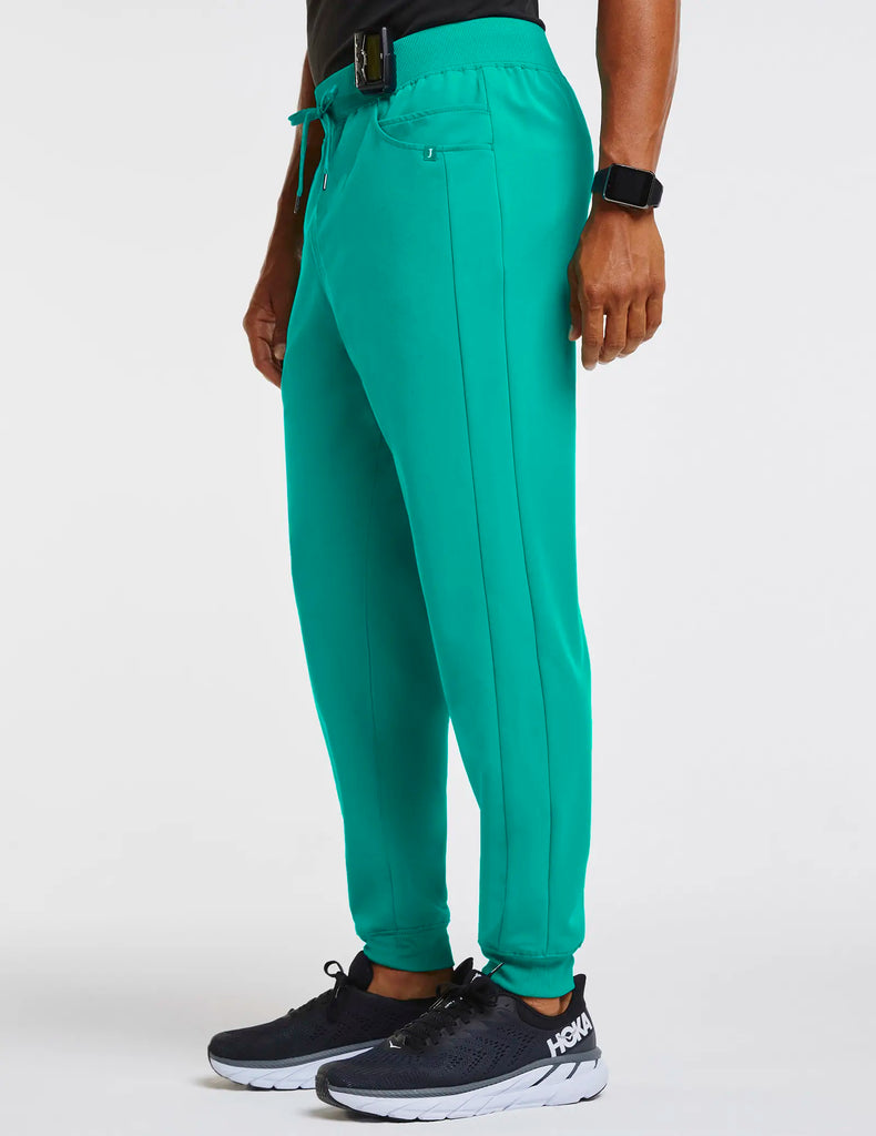 Jaanuu Scrubs Men's Drawstring Scrub Jogger Surgical Green | scrub-supply.com