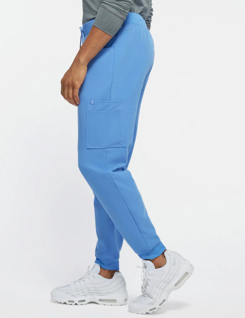 Jaanuu Scrubs Men's Mesh-Pocket Scrub Jogger Ceil Blue | scrub-supply.com