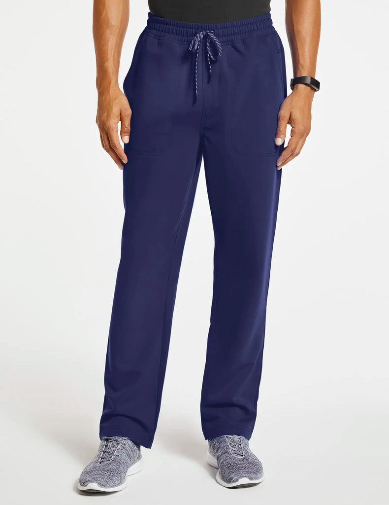 Jaanuu Scrubs Men's Straight-Leg Scrub Pant Navy | scrub-supply.com