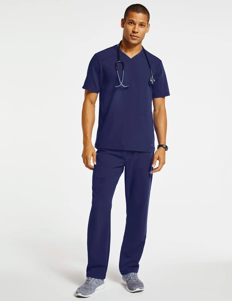 Jaanuu Scrubs Men's Straight-Leg Scrub Pant Navy | scrub-supply.com