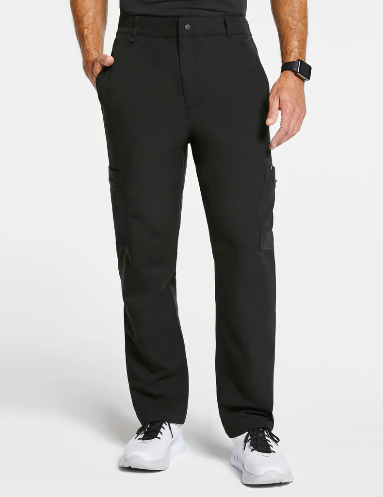 Jaanuu Scrubs Men's 11-Pocket Scrub Pant Black | scrub-supply.com