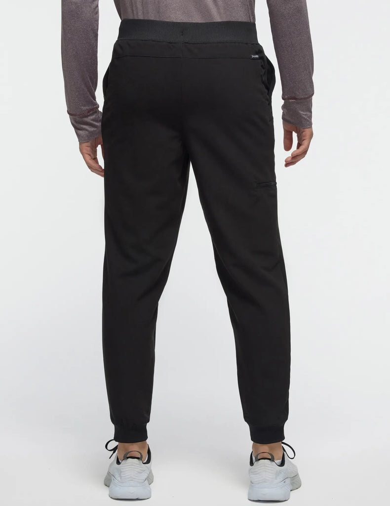 Jaanuu Scrubs Men's Momentum 2-in-1 Scrub Jogger Black | scrub-supply.com