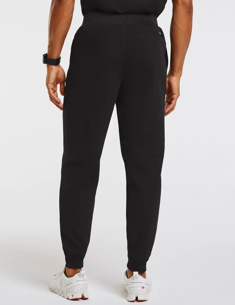 Jaanuu Scrubs Men's Momentum 2-in-1 Scrub Jogger Black | scrub-supply.com