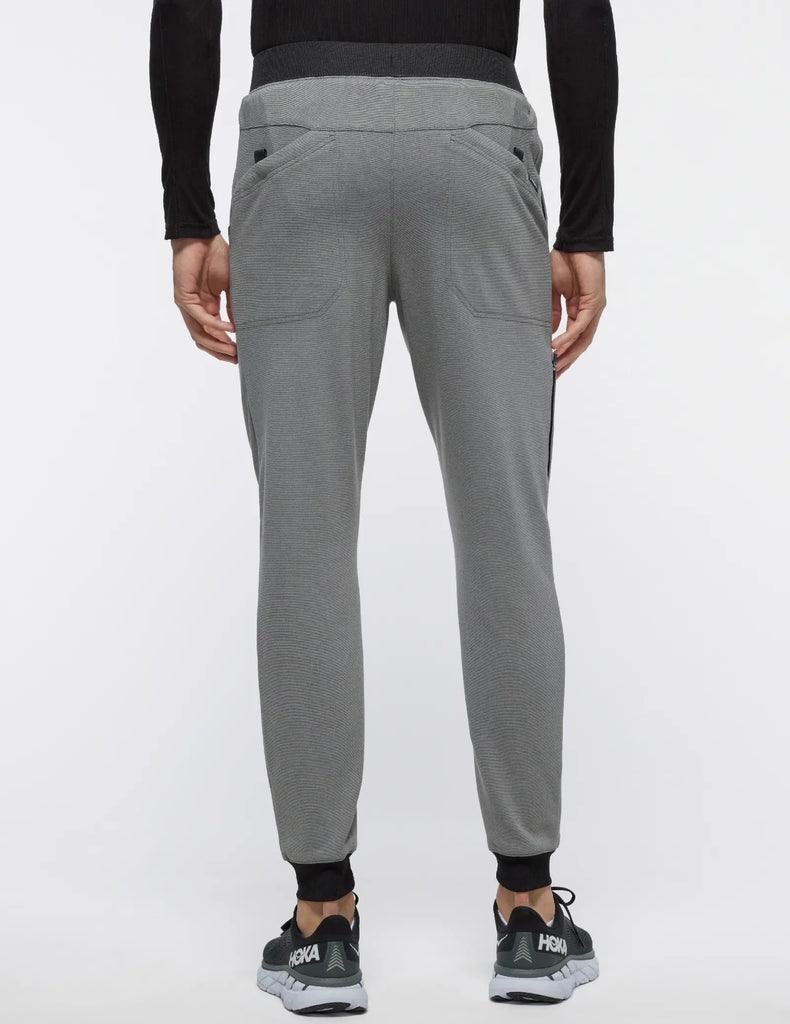 Jaanuu Scrubs Men's Merger 2-in-1 Scrub Jogger Heather Charcoal | scrub-supply.com