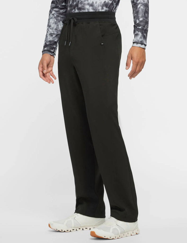 Jaanuu Scrubs Men's All-Day Performance Scrub Pant Black | scrub-supply.com