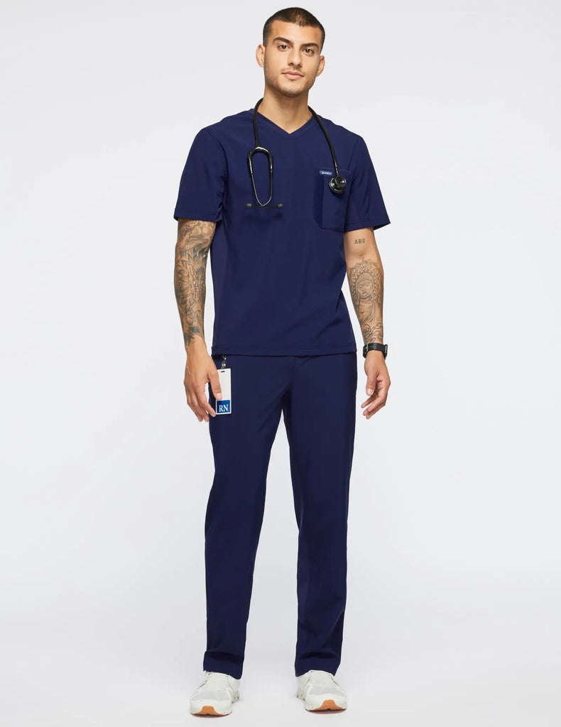 Jaanuu Scrubs Men's All-Day Performance Scrub Pant Navy | scrub-supply.com