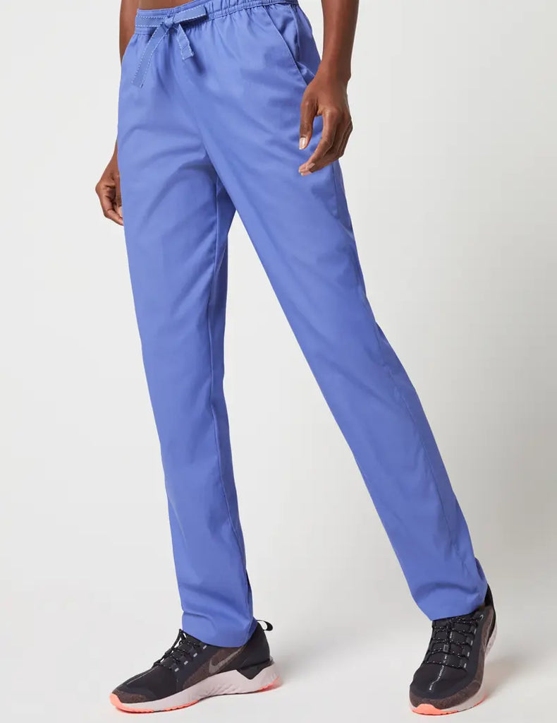 Jaanuu Scrubs Women's Skinny Pant Ceil Blue | scrub-supply.com