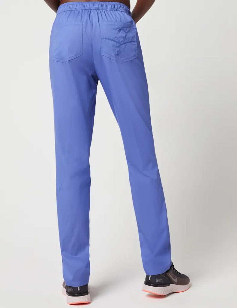 Jaanuu Scrubs Women's Skinny Pant Ceil Blue | scrub-supply.com